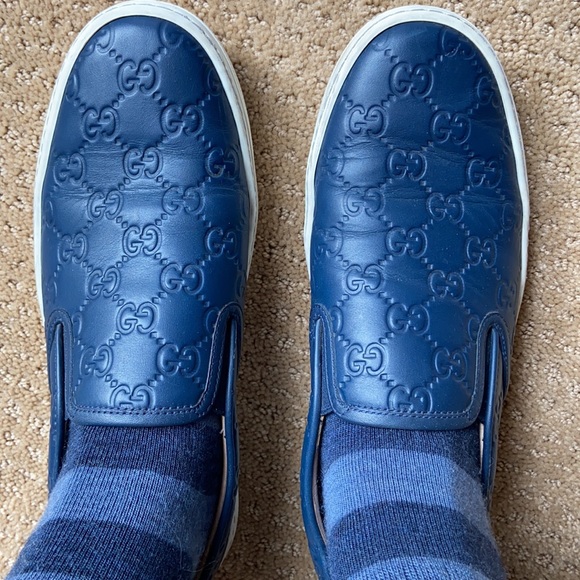 Gucci GG embossed slip on sneakers - Picture 14 of 14